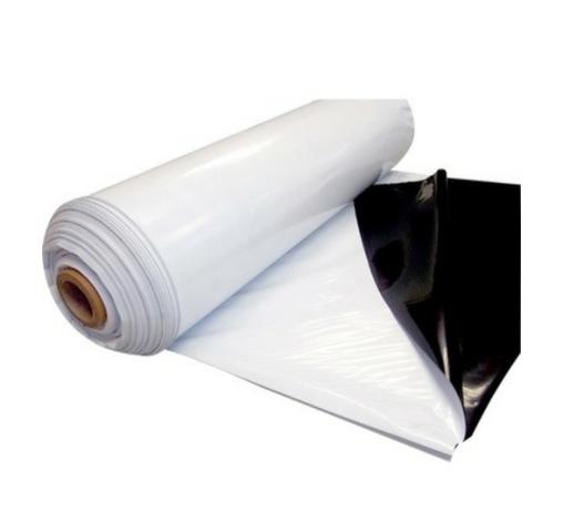 Lona Dupla Face Preta E Branca 200 Micras 12X50 - Foto 3