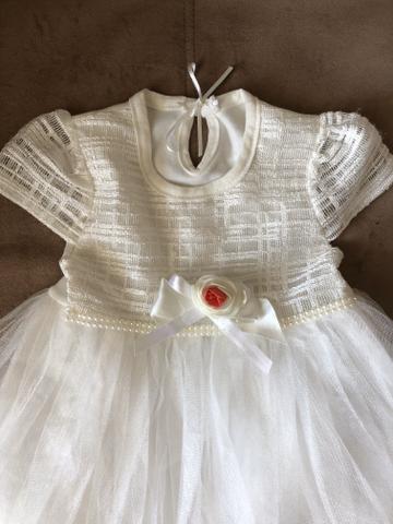 Vestido de festa bebê menina 6 meses - Foto 2