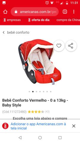 Bebe conforto