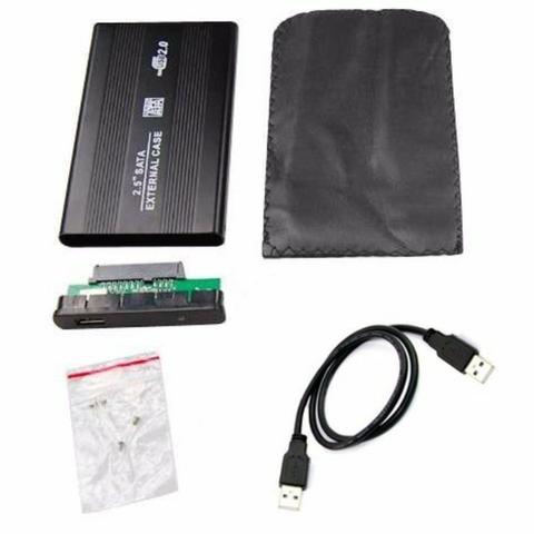Case Hd Externo Notebook Sata 2.5 Usb Alumínio Slim