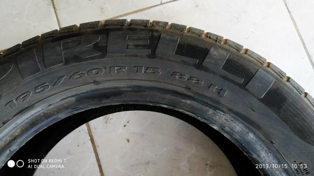 Vendo 4 Pneus aro 15 Aceito cartão