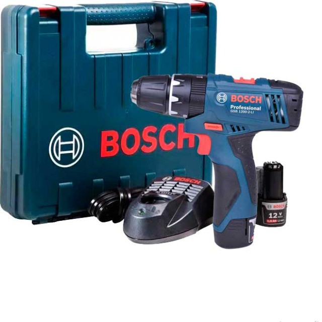 Parafusadeira Impacto a bateria GSB 1200-2-LI 3/8 polegadas 12v Bosch