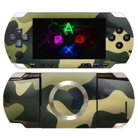 Vídeo game psp camuflado