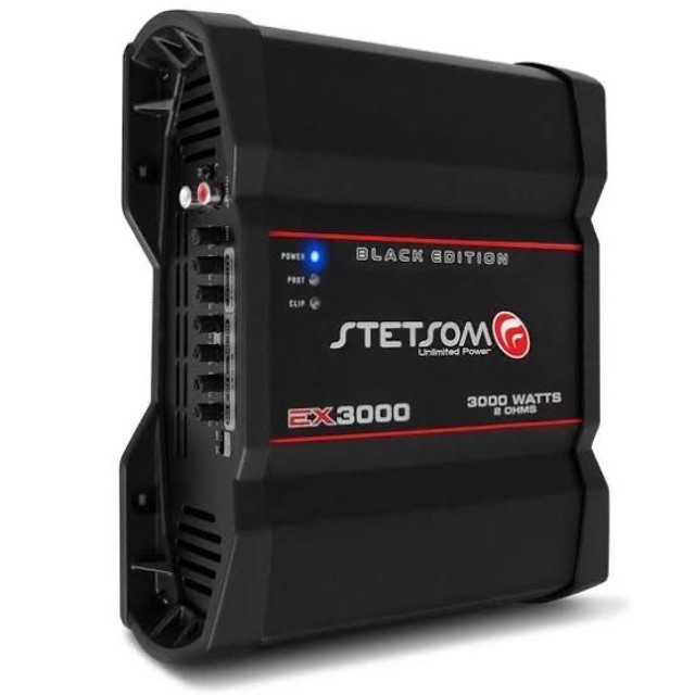 Stetsom EX3000 Black 1 2 e 4 ohms novo 1 ano de Garantia 