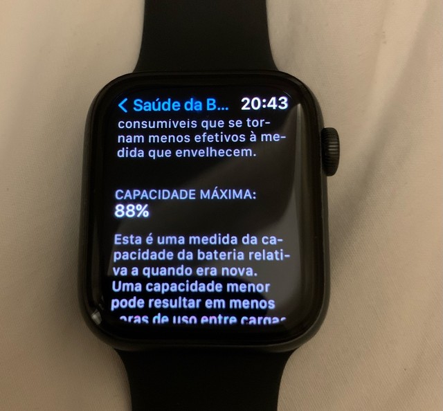 cinza espacial apple watch
