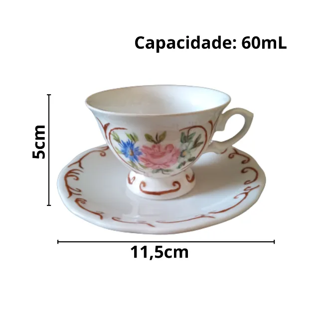 Schmidt - porcelana antiga - conjunto 5 peças sendo Bul