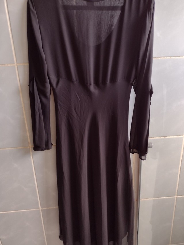 Vestido preto longo veste 34 até 38  - Foto 4