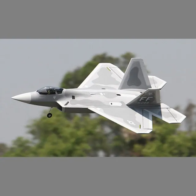 Avião caça F-22 de controle remoto 2.4 Ghz de 2 canais– Comprei de Boa