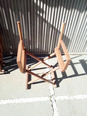 Cadeiras antigas de diretor pra restaurar. - Foto 5