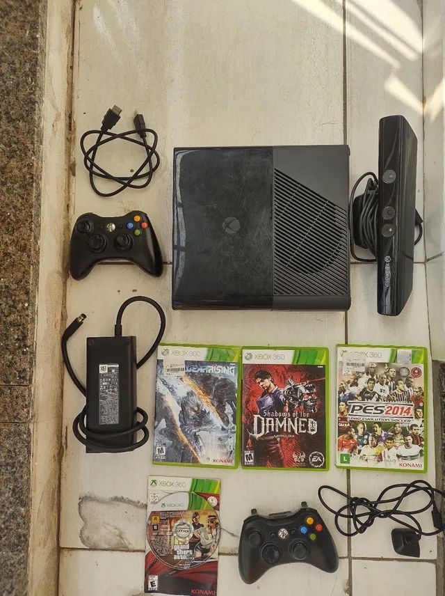 Xbox 360 // Bloqueado e Novo c/ 6 jogos e controle - Videogames