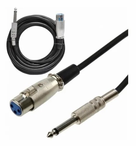 Cabo de Microfone Storm Tech P10 Mono X Cannon 5 metros