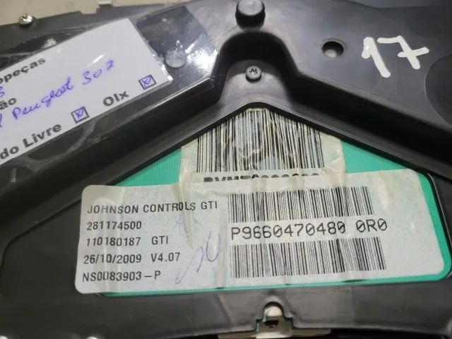 Painel De Instrumentos - Peugeot 307 S/ Acrílico N17 - Foto 2