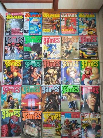 lote de revistas de vídeo game.