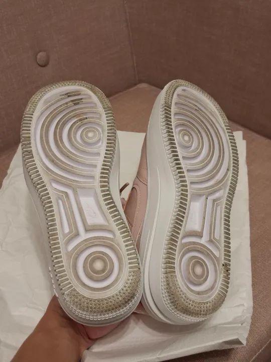 Tênis original Nike Air Force 1 Plt.af.orm feminino tamanho 35 comprado no site da Nike  - Foto 5