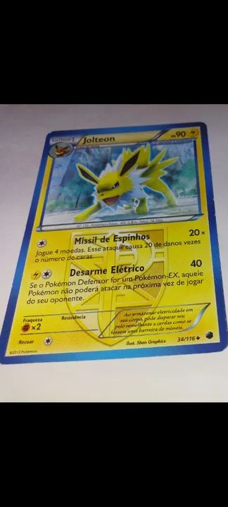 Kit de cartas pokémon original 6 unidades pra coleção  - Foto 5