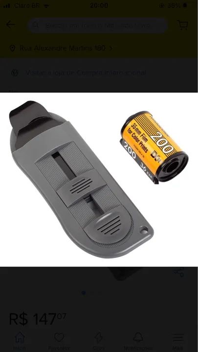 Ferramenta De Extração De Filme 35mm/135 Filme Extrator