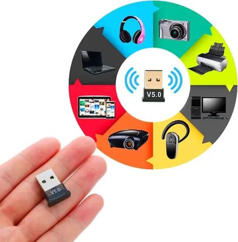 Adaptador E Receptor Usb Bluetooth 5.0 Plug And Play Pc Note Le-5562 - Foto 3
