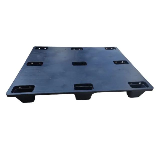 Pallet Plástico liso 1,20 x 1,00 de Exportação Preto - Foto 3