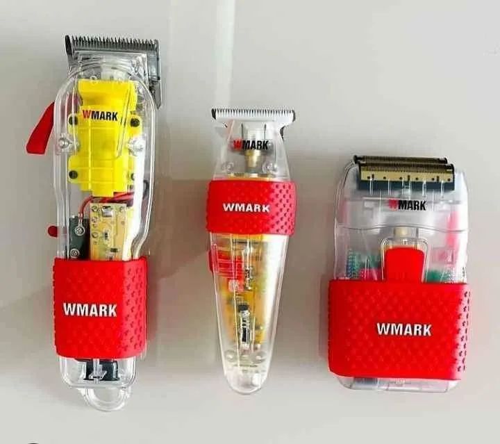 Kit 3 Maquinas Profissionais Wmark/Corte-Acabamento-finalização/cabelo e barba
