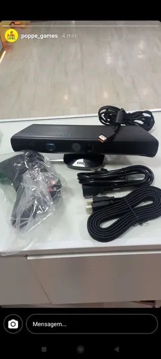 Xbox 360 Travado com 1 Controle 3 Jogos e um Kinect Semi Novo - Foto 5