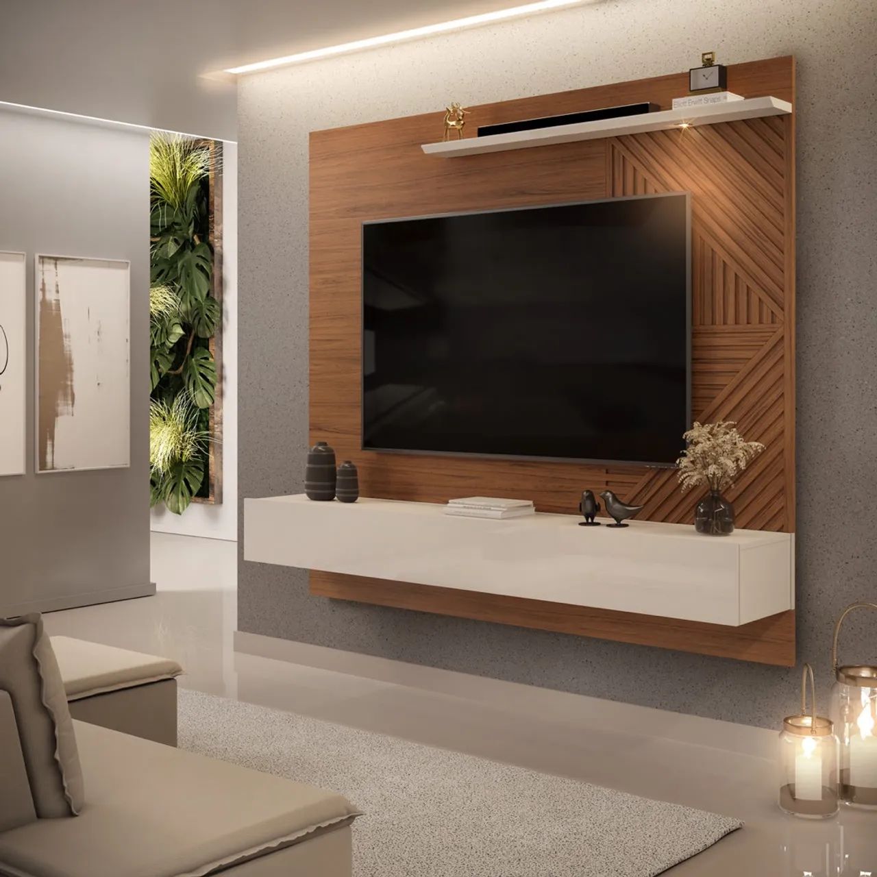 Painel Suspenso Deluxe com LED s54 - Foto 2