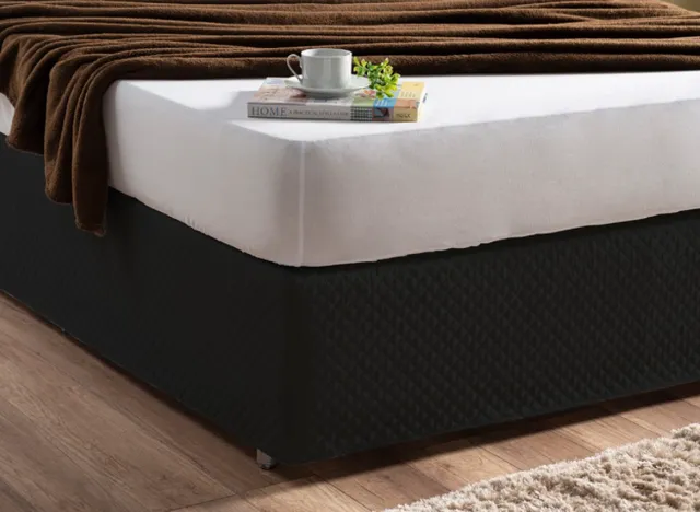 Saia Box Matelada Ultrassonica Casal Queen cor cinza ou preto - novo - R$ 55,00