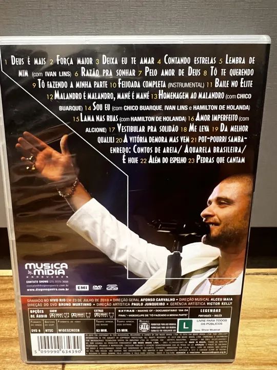 Dvd Diogo Nogueira Sou Eu ao vivo - Foto 2