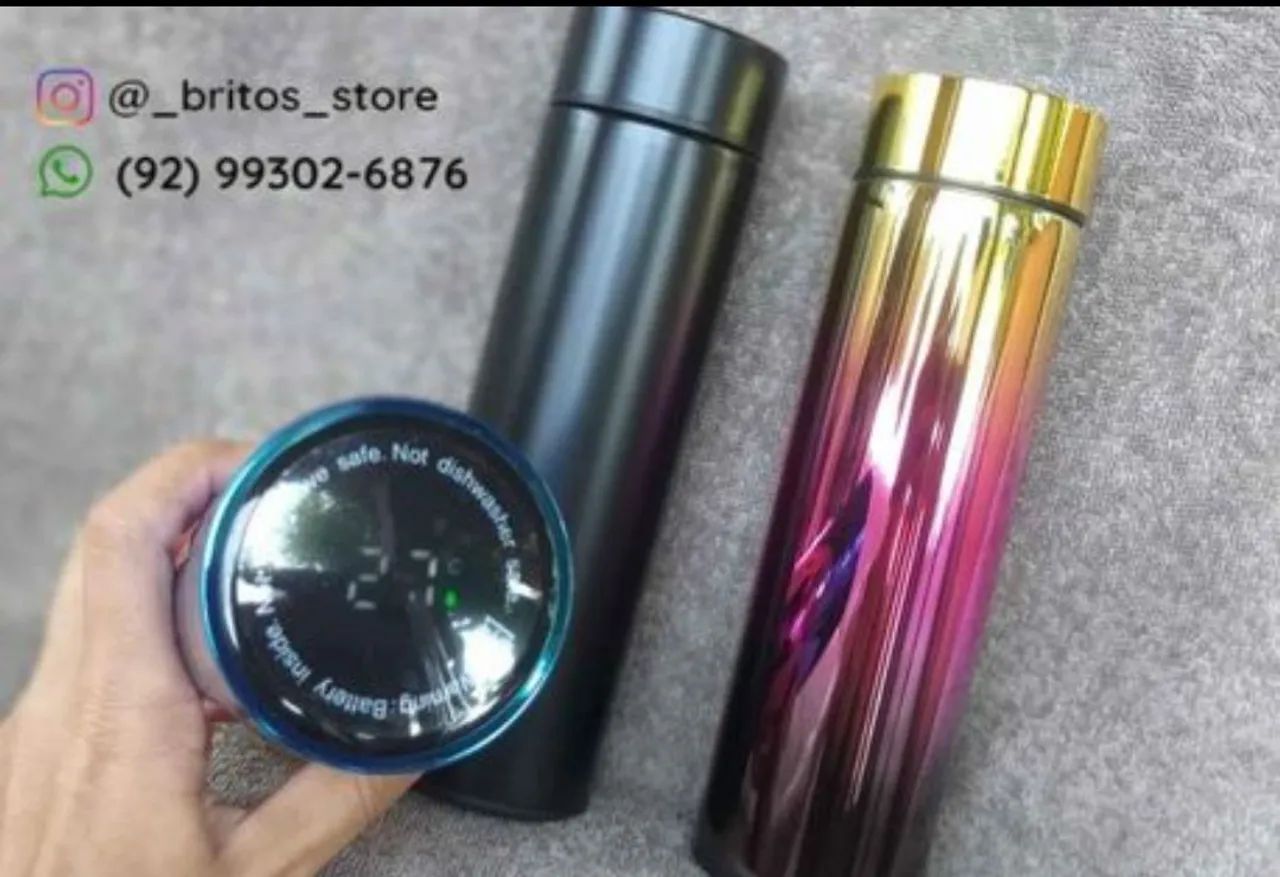 Garrafa Térmica com Display de Temperatura  - Foto 6