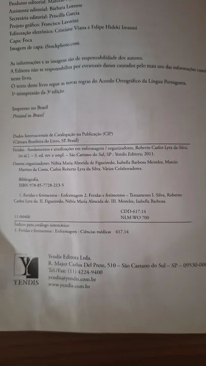 Livro FERIDAS Fundamentos e atualizações em enfermagem. - Foto 3