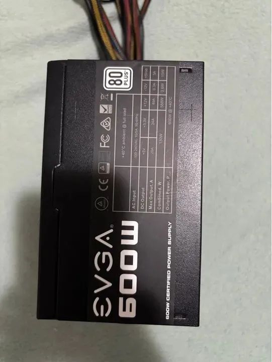 Fonte EVGA 600W (Retirada De Peças) - Foto 2