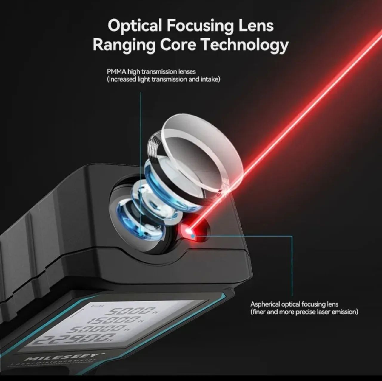  * trena laser led digital de 100 metros  - Foto 5