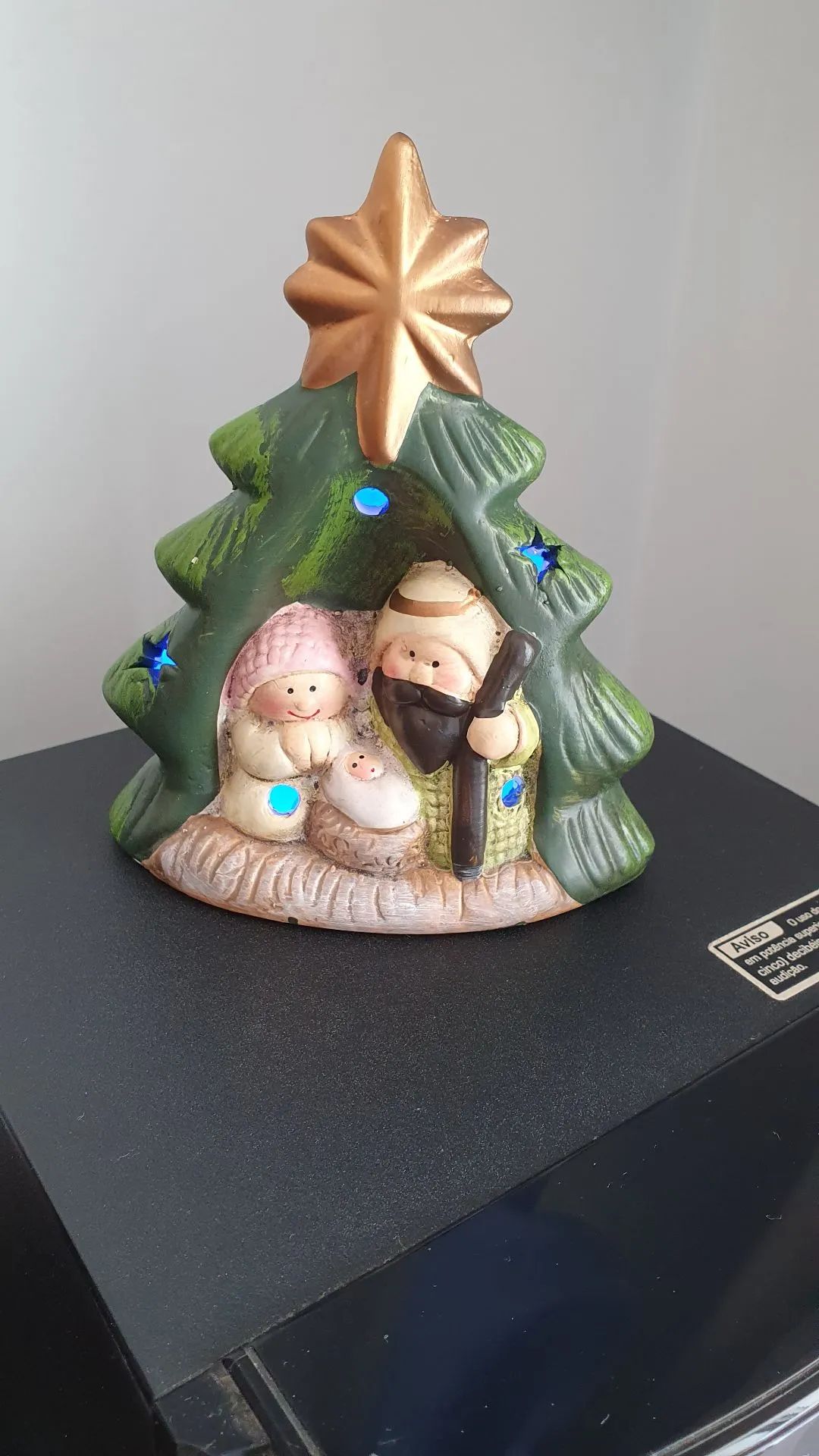 Presépio de Natal com Pisca pisca - Foto 3
