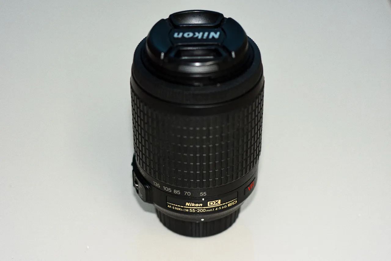 Lente nikon 55-200 em perfeito estado tbm aceito cartão débito crédito em até 12× - Foto 3