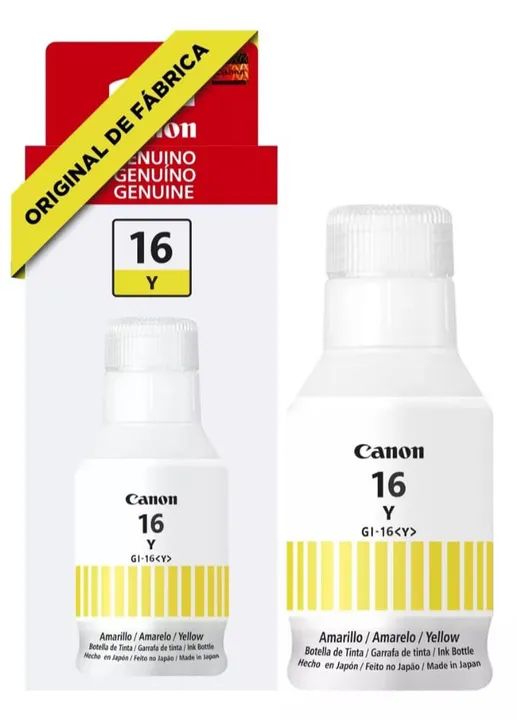 Cartuchos de Tinta Canon GI-16 - Cyan, Magenta e Yellow - Foto 4