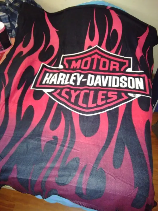 Harley Davidson Cobertor Manta Oficial Original Flech Throw 50"X60"