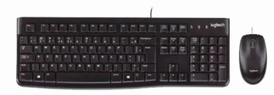 kit mouse teclado mk120 com fio usb logitech  - NOVO - Foto 2