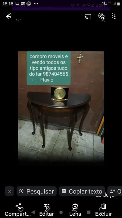 Mesa de centro antiga