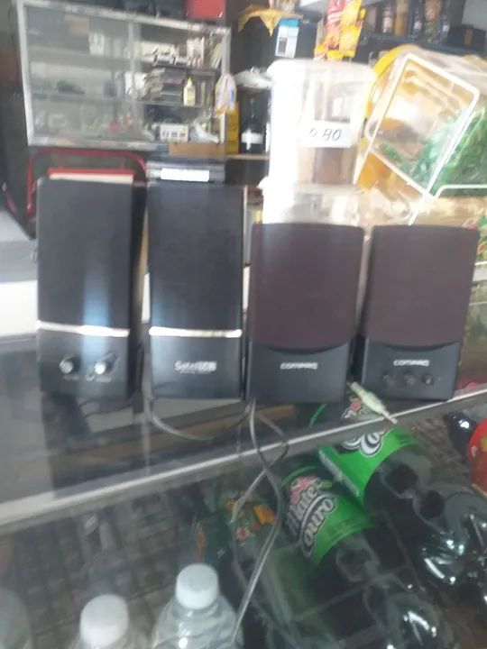 4 caixinhas de som para computador - Foto 5