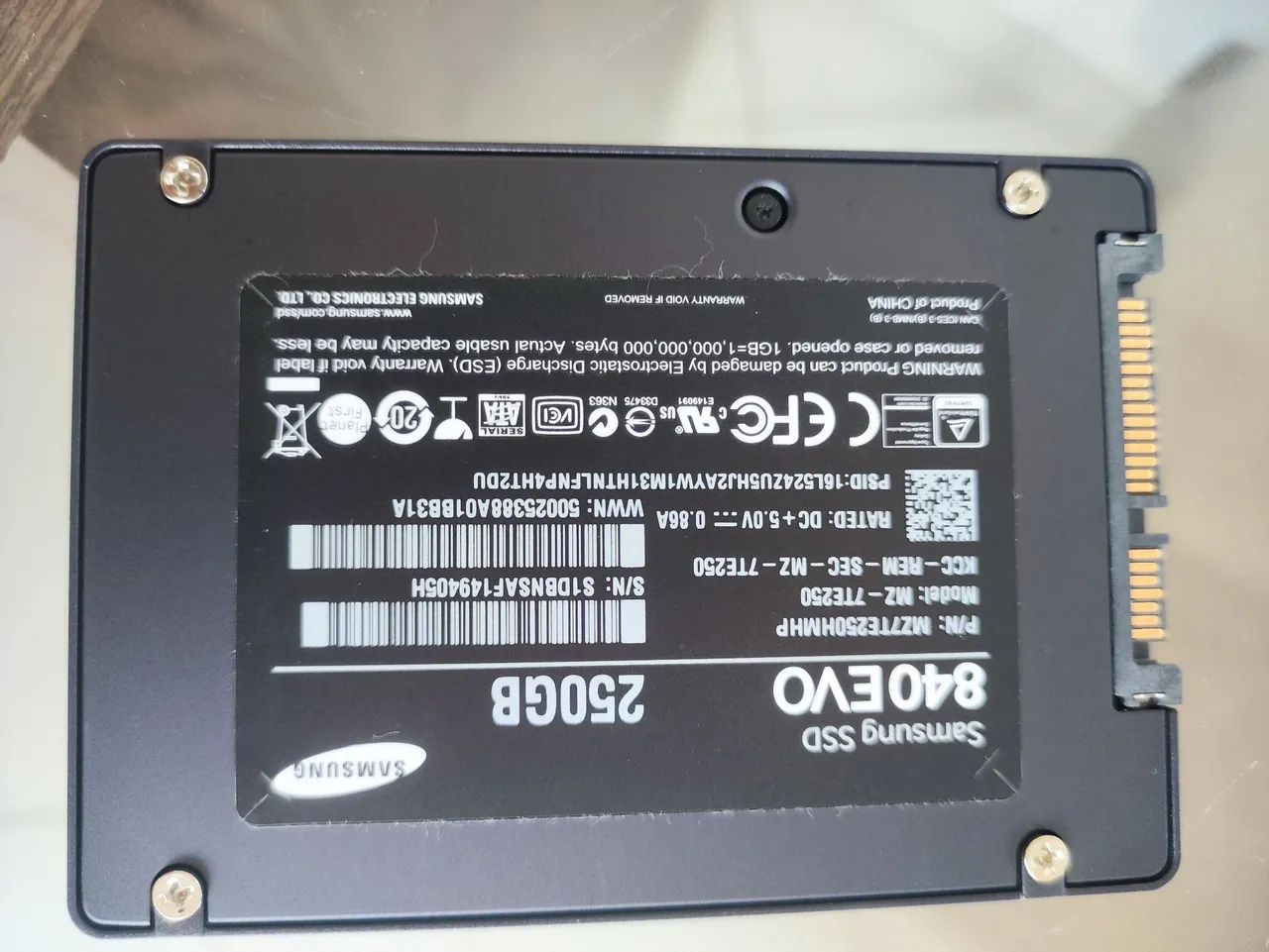 SSD 250gb SAMSUNG TROCO - Foto 2