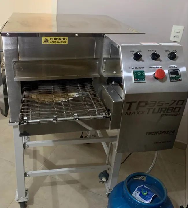 Forno esteira para pizza 35/100 a gás tecnopizza (Alef) - Foto 2