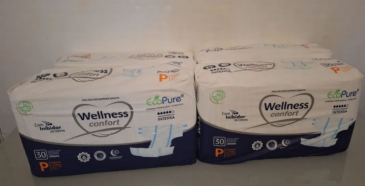 Fraldas Geriatricas Wellness Confort. 