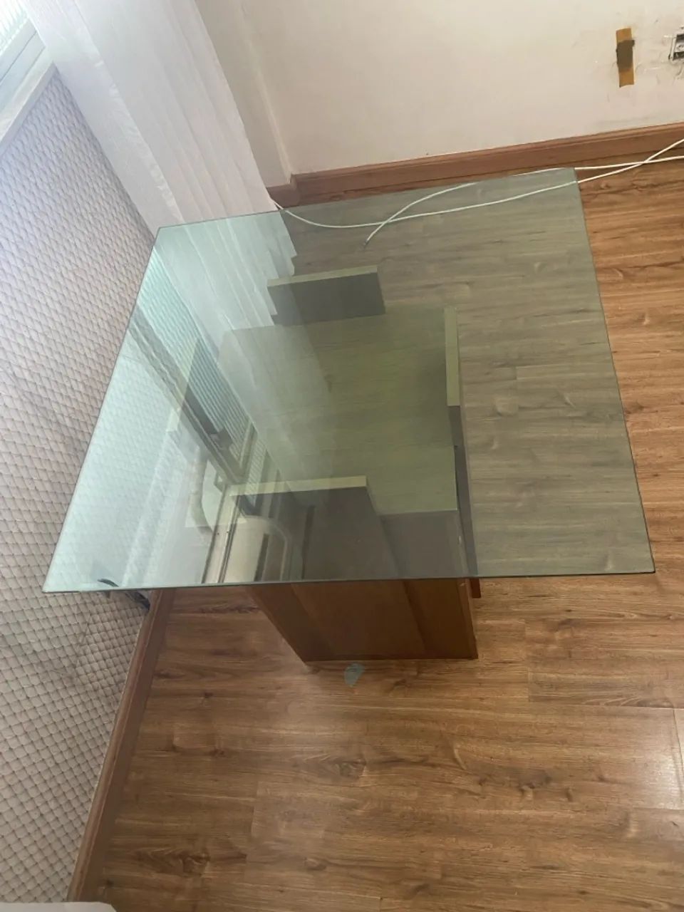 Mesa tampo de vidro  - Foto 2