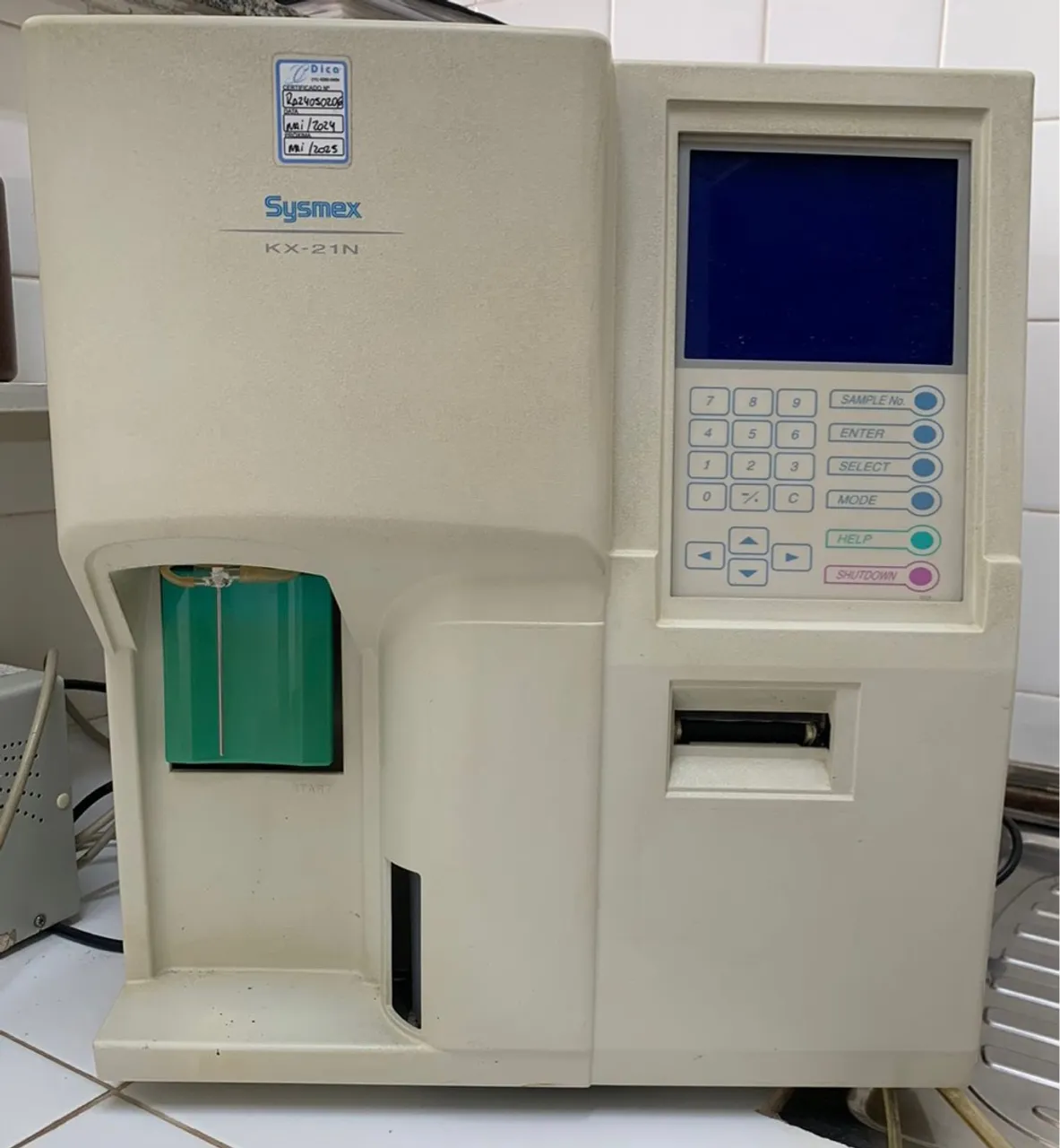 Equipamento Sysmex KX-21N