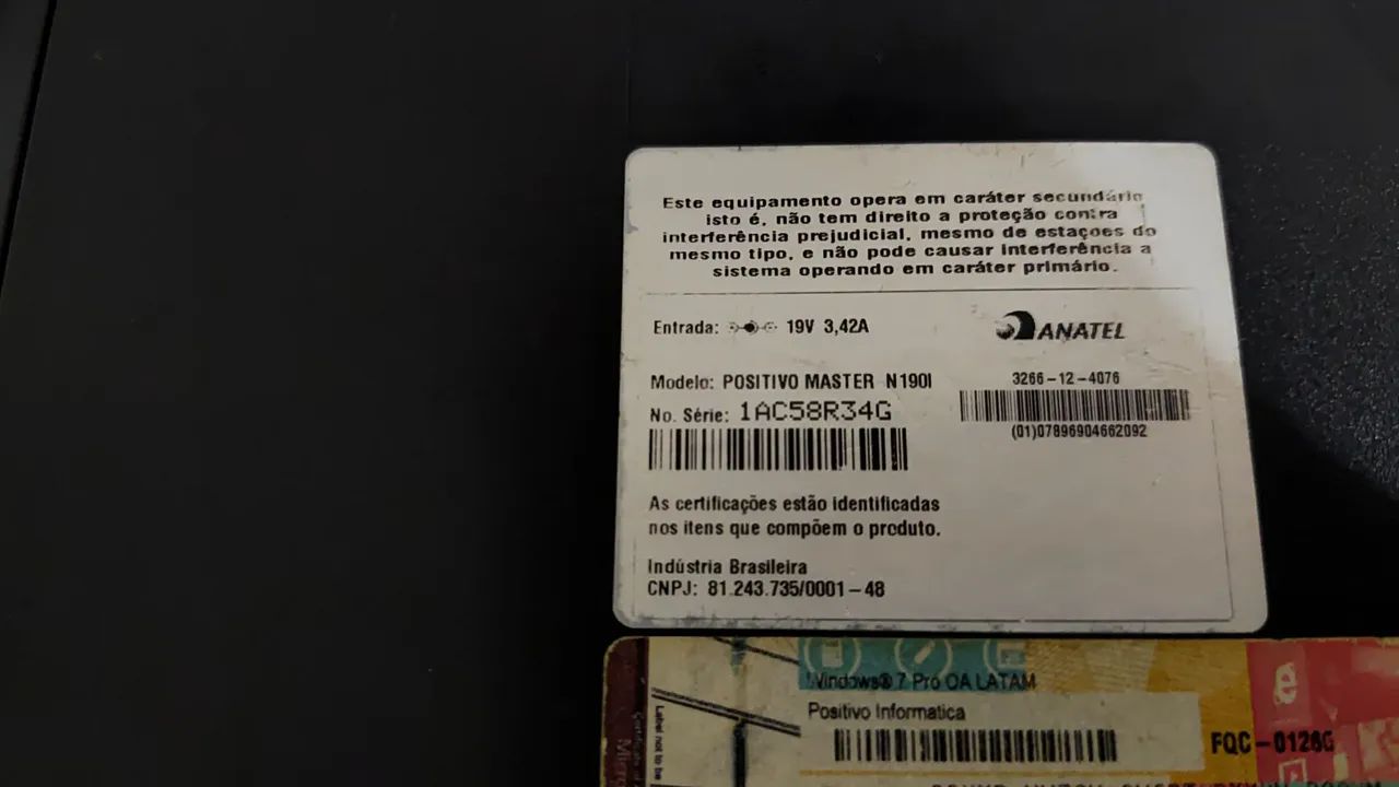 Notebook POSITIVO N190i - COM DEFEITO  - Foto 3