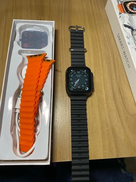 Smartwatch ultra com rede social?.. medi passos - Foto 5