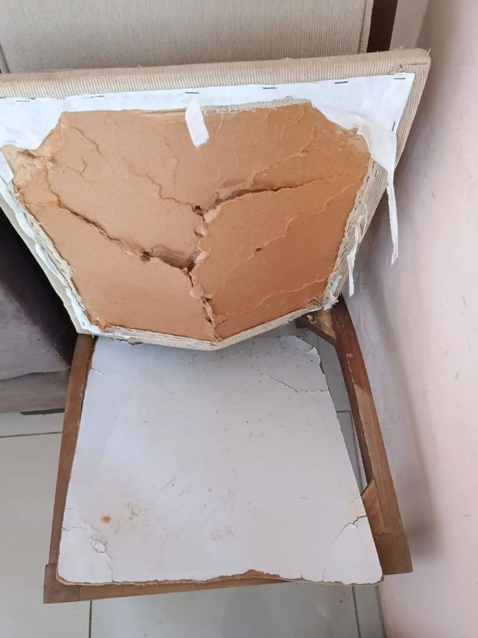 Cadeira de Jantar Estofada - Foto 2