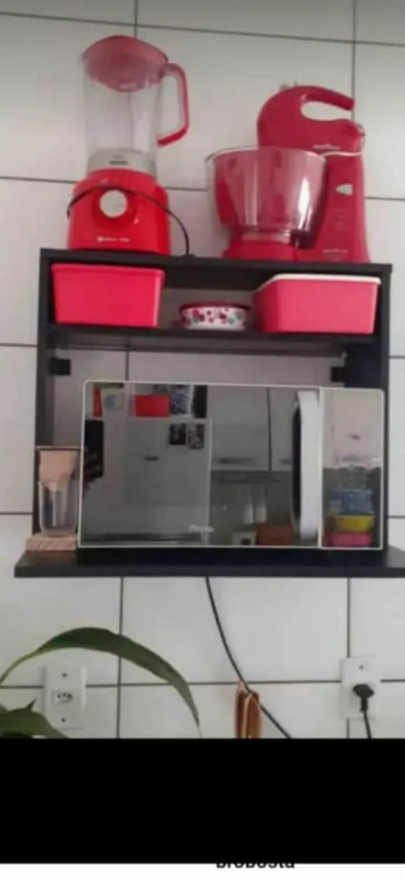 Armário para Microondas Branco - Foto 4