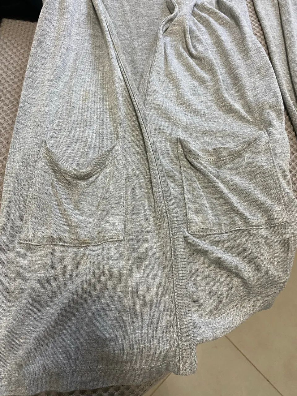 Casaco cinza comprido P - Foto 2