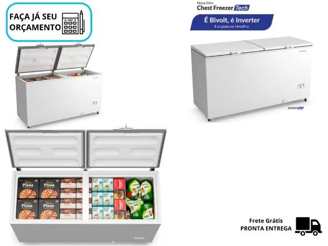 Freezer Metalfrio Horizontal 543L Novo