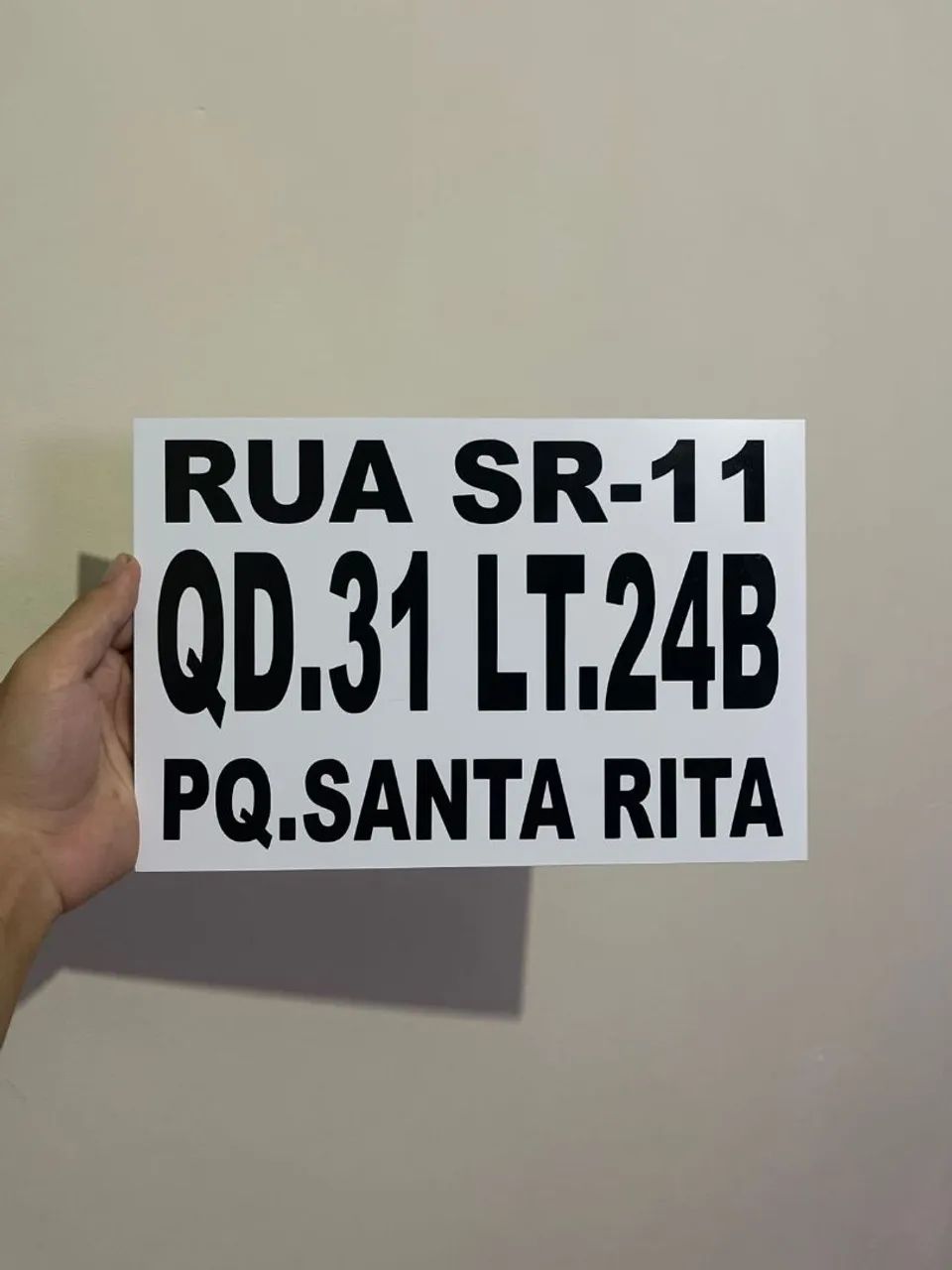 Placa de endereço  - Foto 2